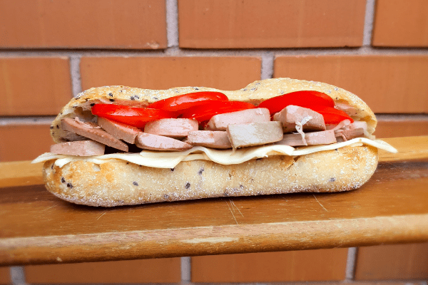 Jackfruit, Cheese and Tomato